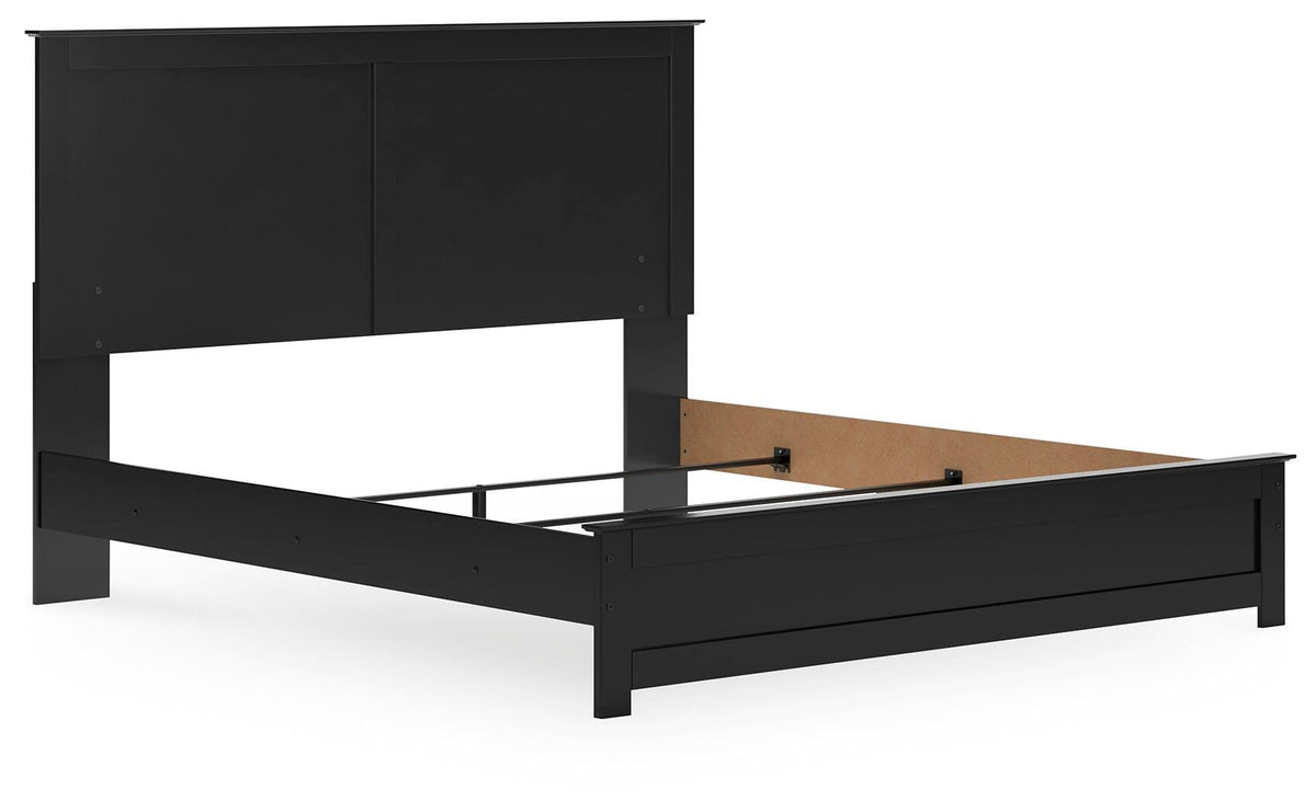 Maribel King Panel Bed, Dresser, Mirror and 2 Nightstands