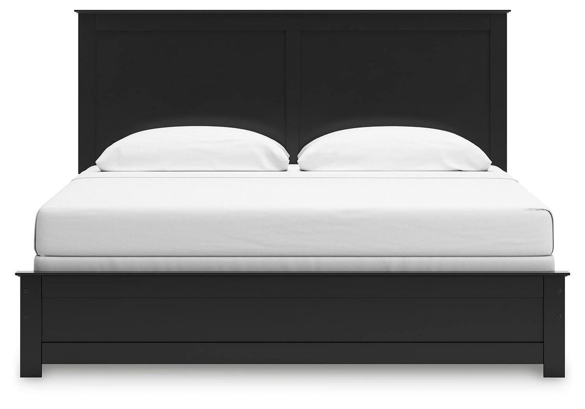 Maribel King Panel Bed, Dresser, Mirror and 2 Nightstands