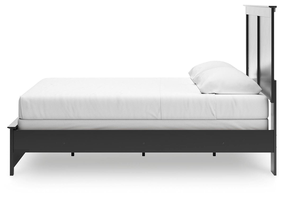 Maribel King Panel Bed, Dresser, Mirror and Nightstand