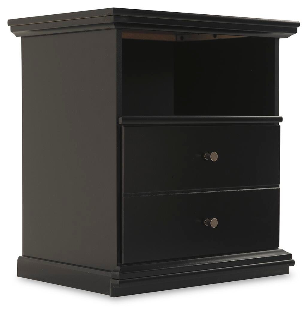 Maribel Full Panel Bed with Dresser, Mirror and 2 Nightstands