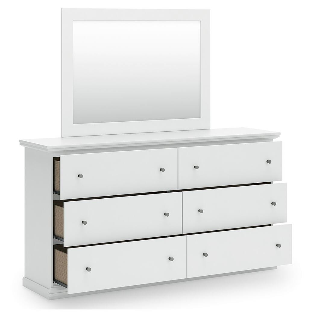 Bostwick Shoals Queen Panel Bed, Dresser and Mirror