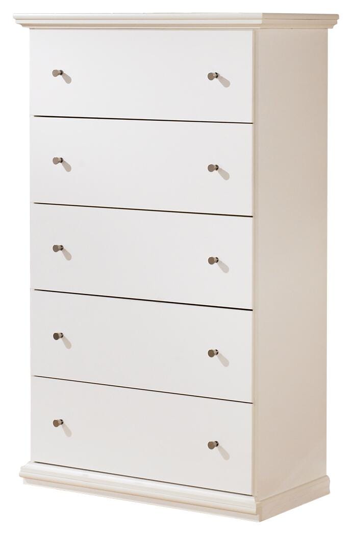 Bostwick Shoals Queen Panel Bed with Mirrored Dresser, Chest and 2 Nightstands