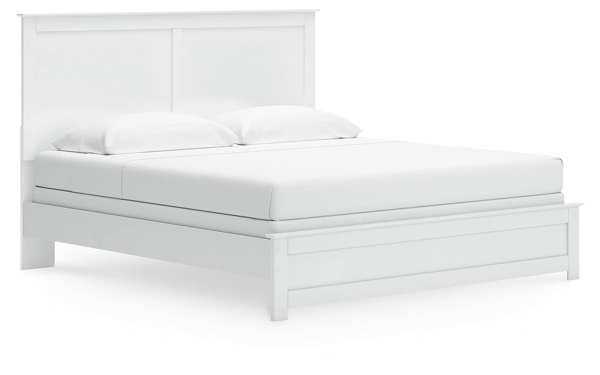 Bostwick Shoals King Panel Bed, Dresser, Mirror and 2 Nightstands