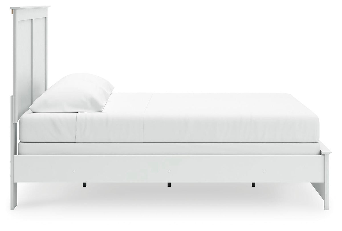 Bostwick Shoals King Panel Bed, Dresser, Mirror and 2 Nightstands