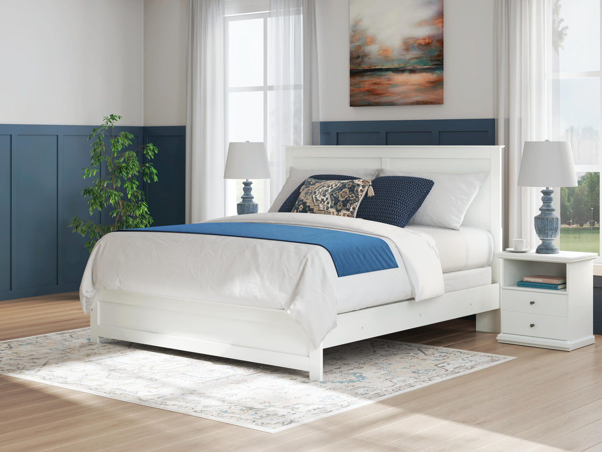 Bostwick Shoals King Panel Bed, Dresser, Mirror and 2 Nightstands