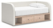 Arloster Full Upholstered Day Bed with Storage