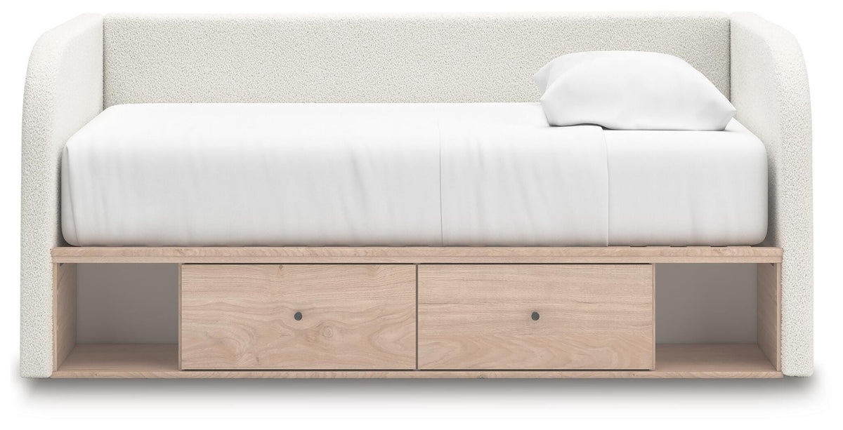 Arloster Full Upholstered Day Bed with Storage