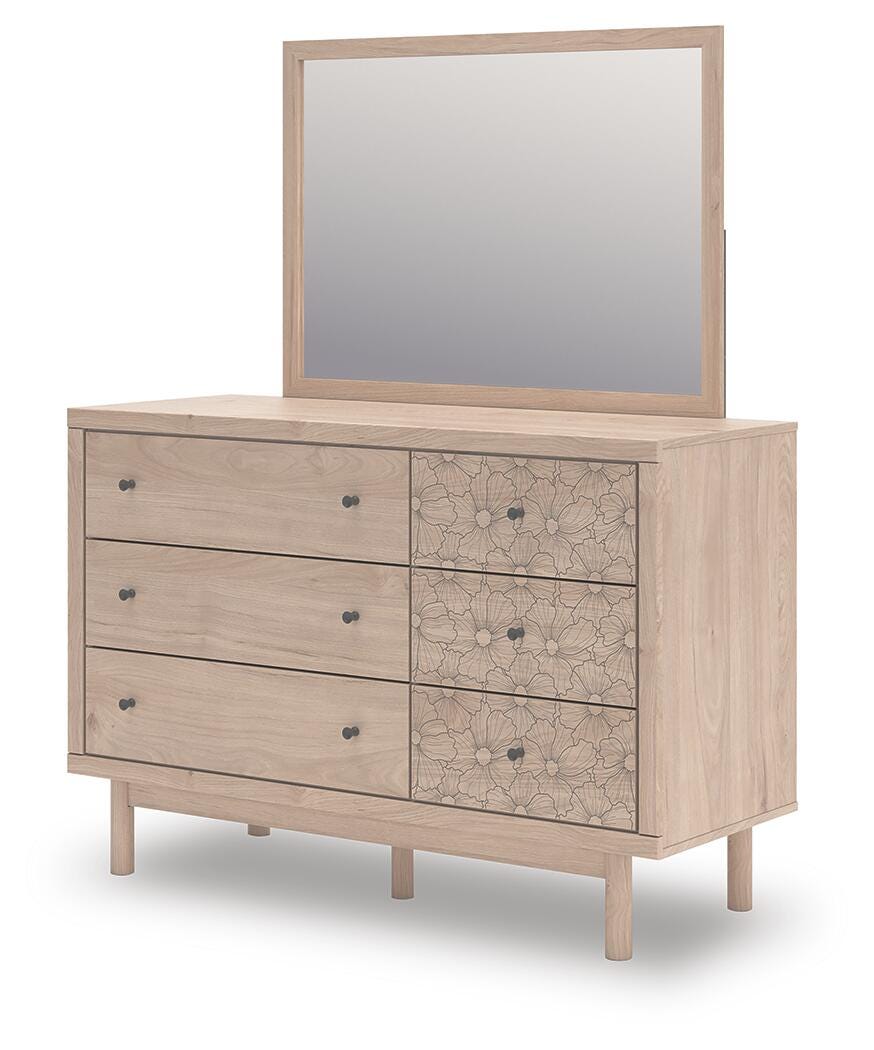 Arloster Full Panel Storage Bed, Dresser, Mirror and Nightstand