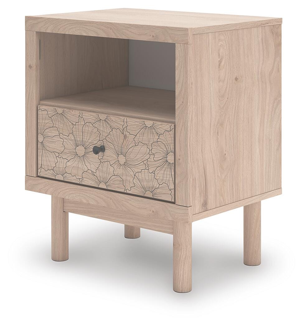 Arloster Full Panel Storage Bed, Dresser, Mirror and Nightstand