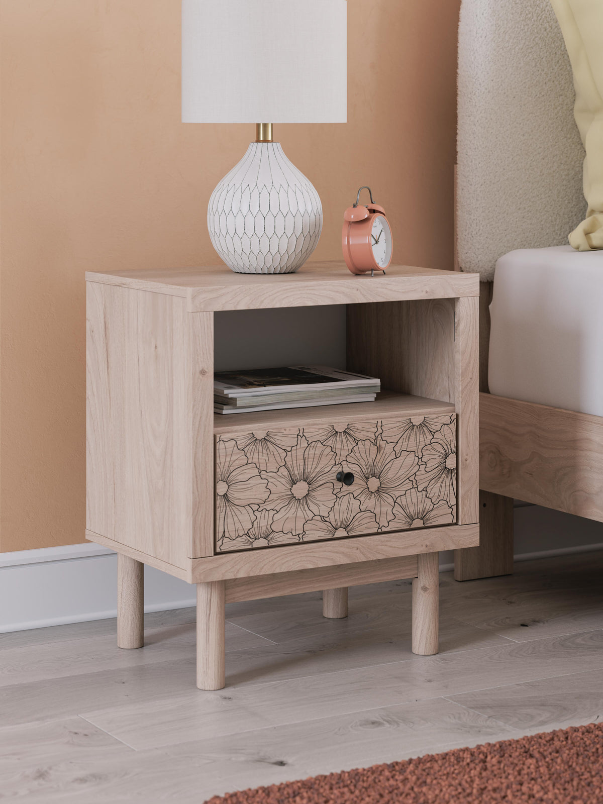 Arloster Twin Day Bed with Storage, Dresser and Nightstand