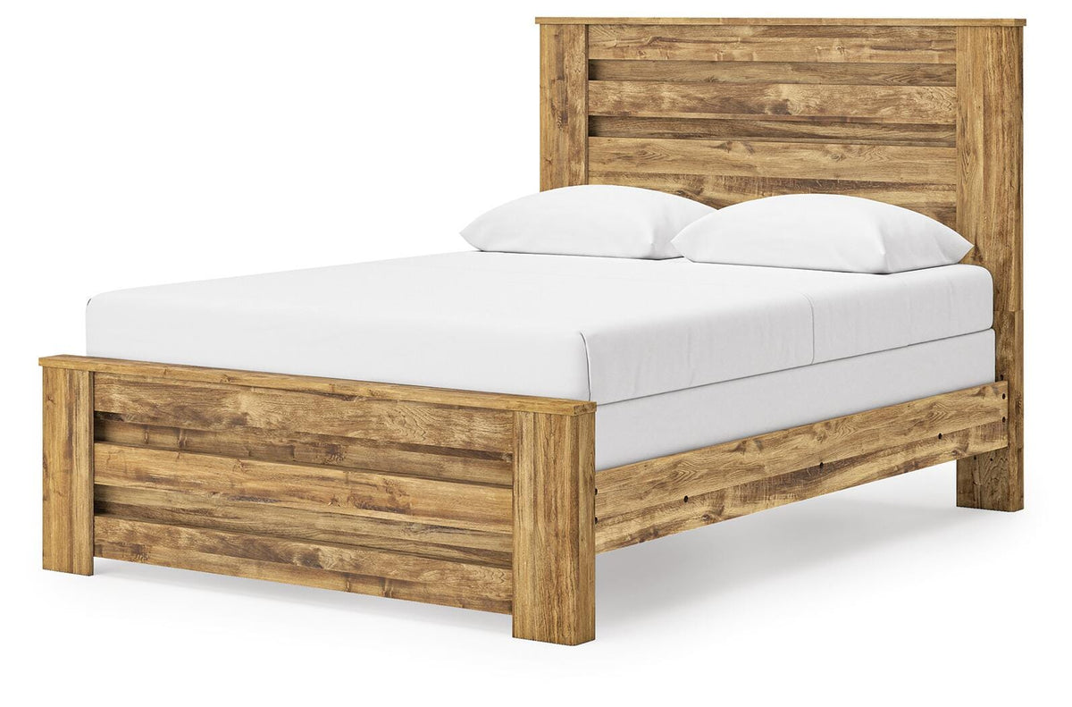 Maystonna Queen Panel Bed, Dresser and Mirror