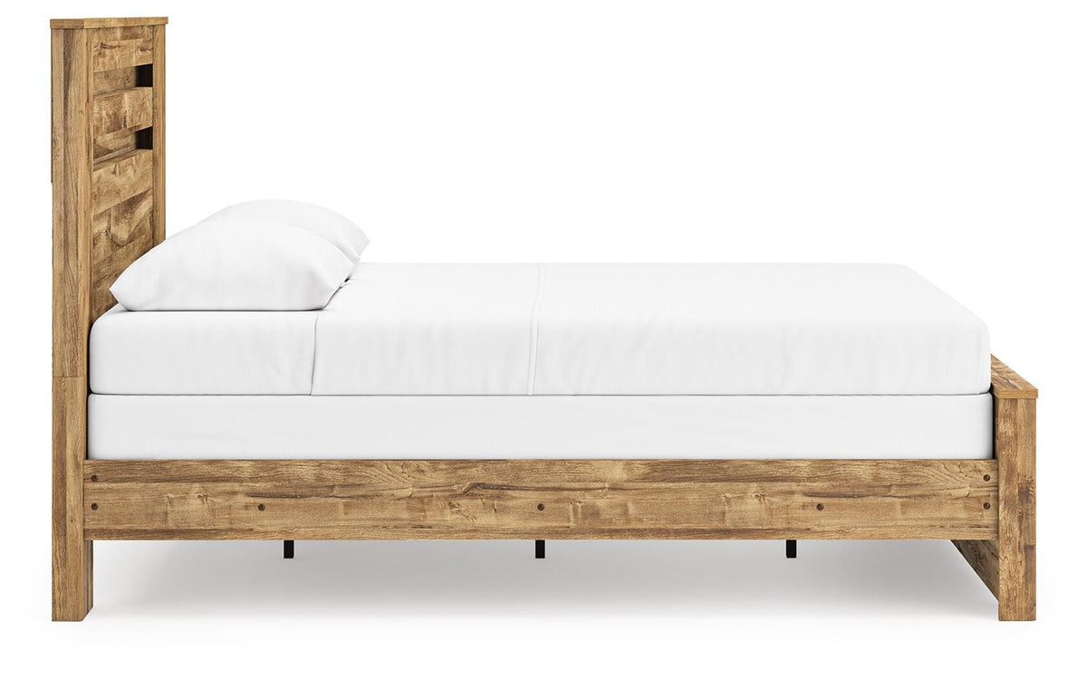 Maystonna Queen Panel Bed, Dresser and Mirror
