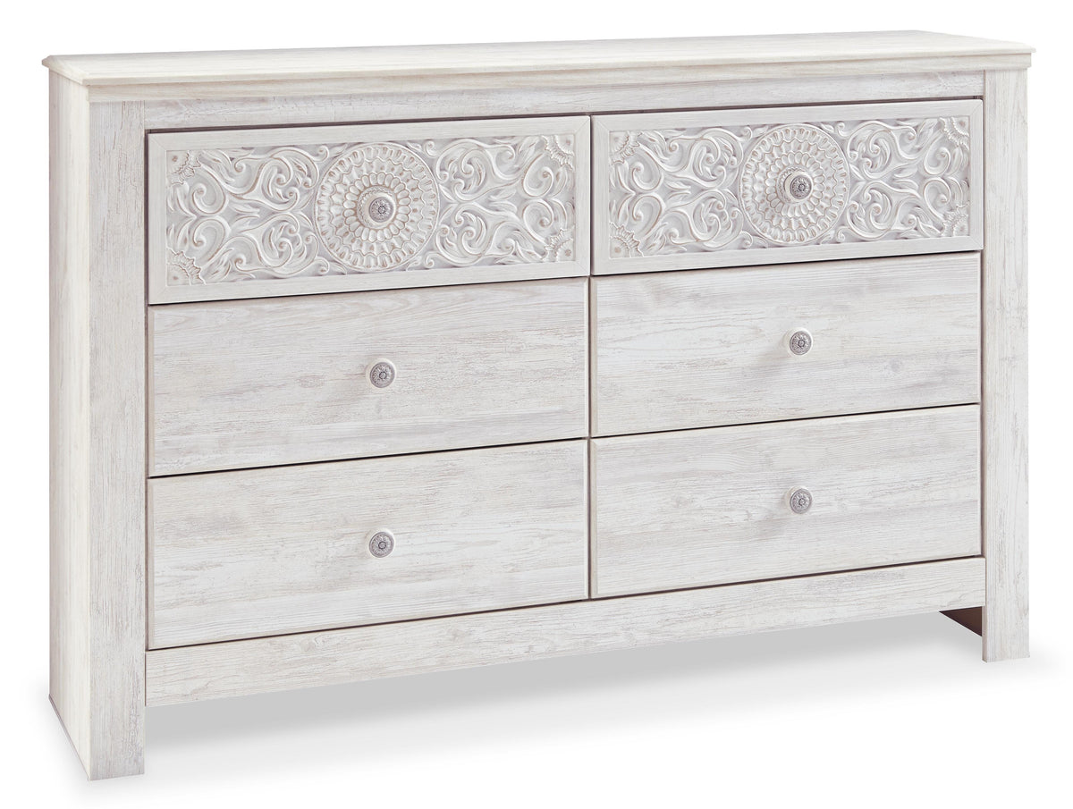 Paxberry Panel Bed Set - Queen, Dresser