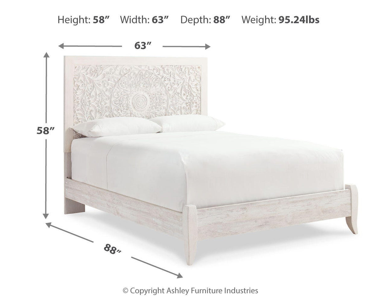 Paxberry Queen Panel Bed, Dresser, 2 Chests and 2 Nightstands