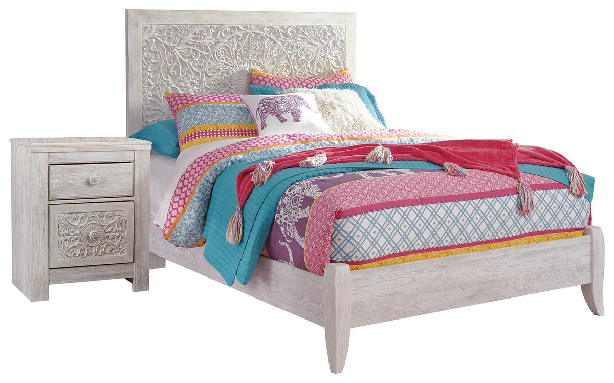 Paxberry Panel Bed Set - Full, Nightstand