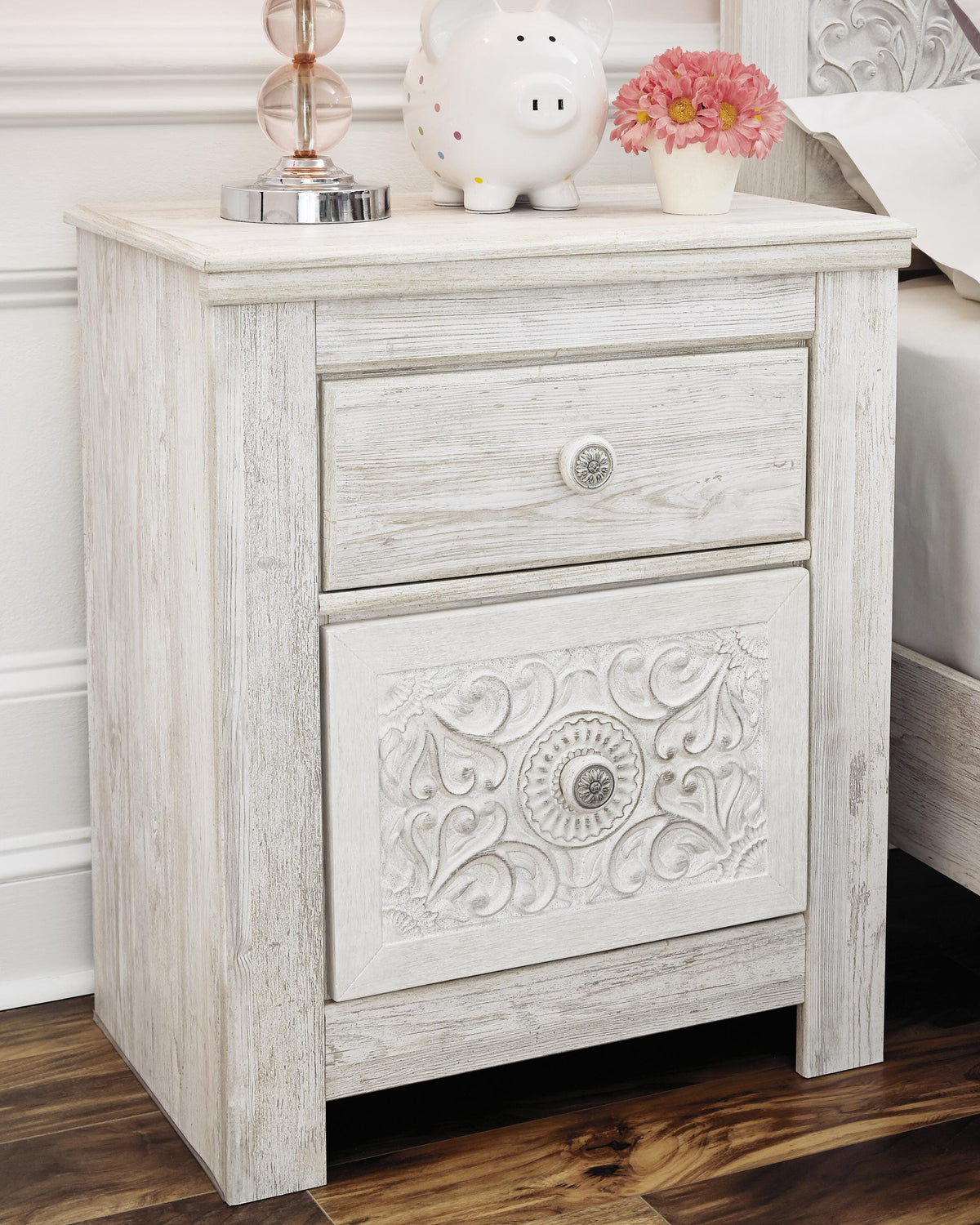 Paxberry Full Panel Bed, Dresser and Nightstand