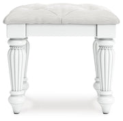 Kozlani Vanity Upholstered Stool