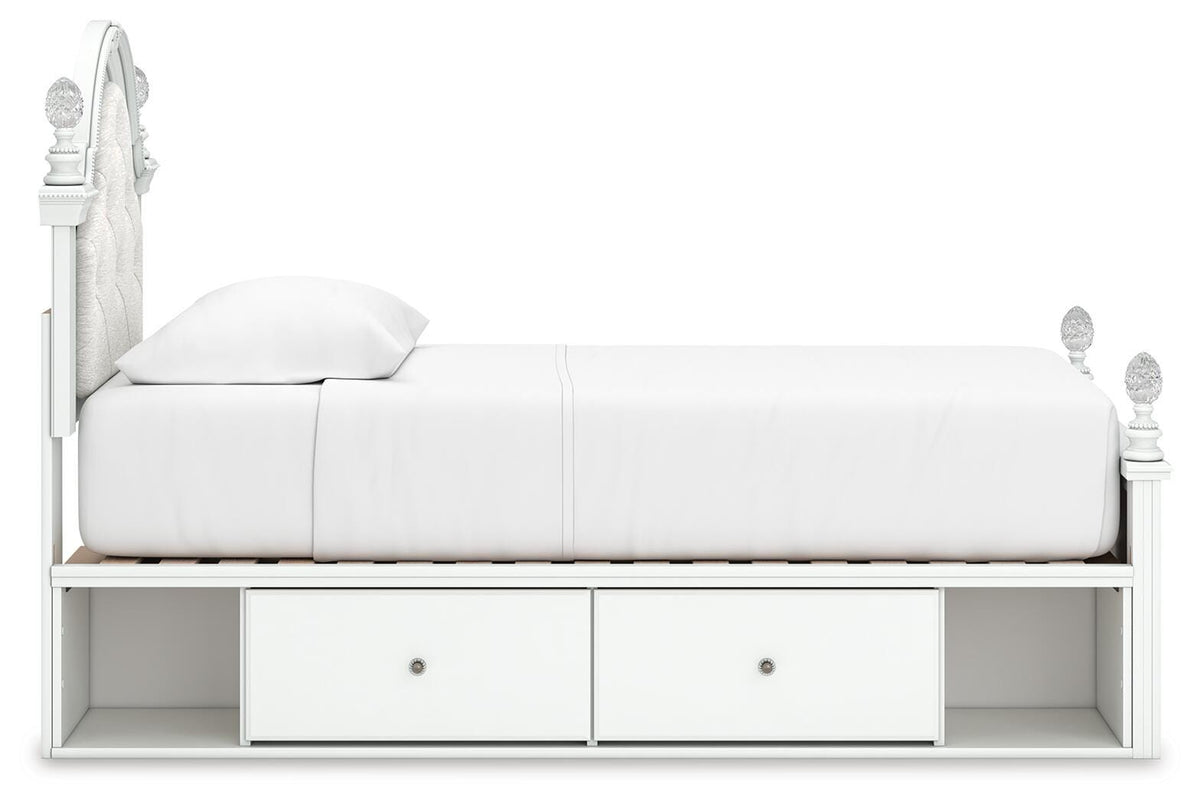 Kozlani Upholstered Panel Bed with Storage