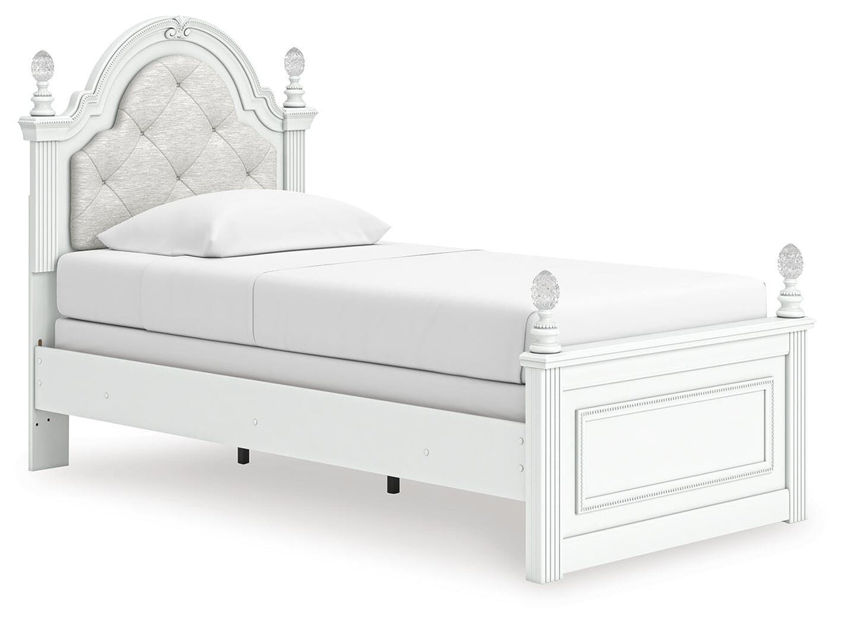 Kozlani Twin Upholstered Panel Bed