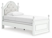 Kozlani Twin Upholstered Panel Bed