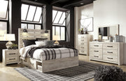 Cambeck Queen Panel Storage Bed, Dresser, Mirror, Chest and 2 Nightstands
