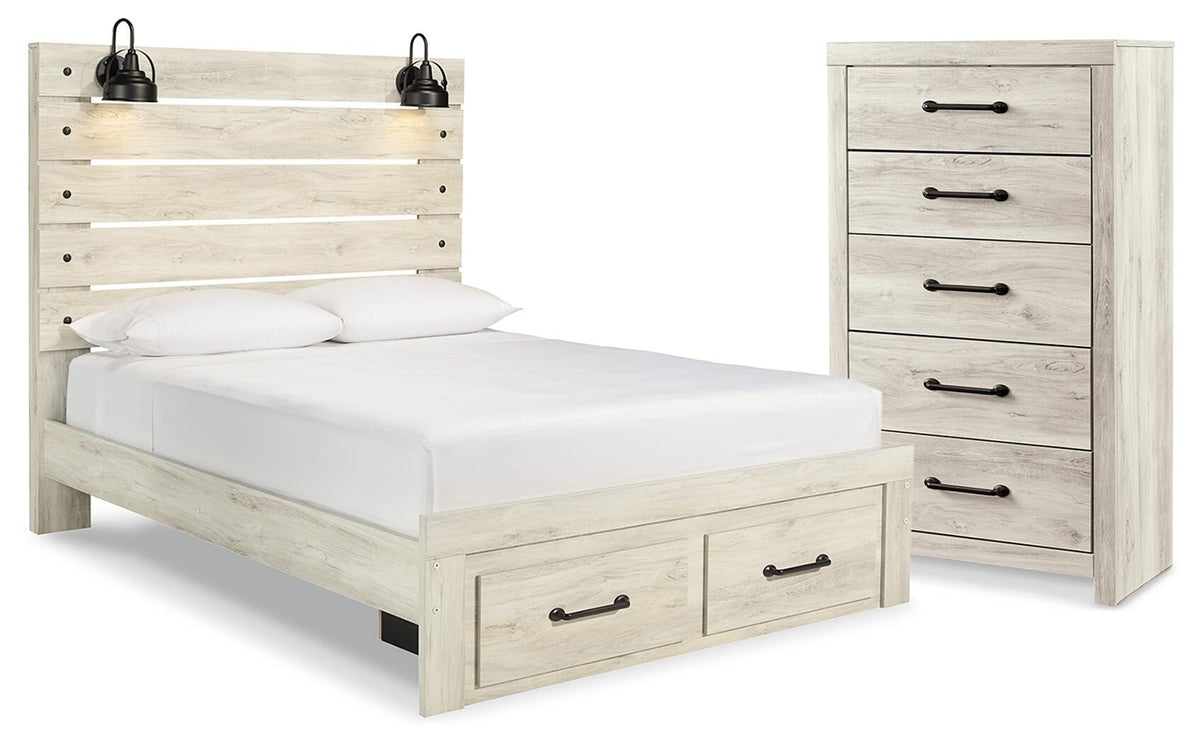 Cambeck Queen Panel Storage Bed and Chest