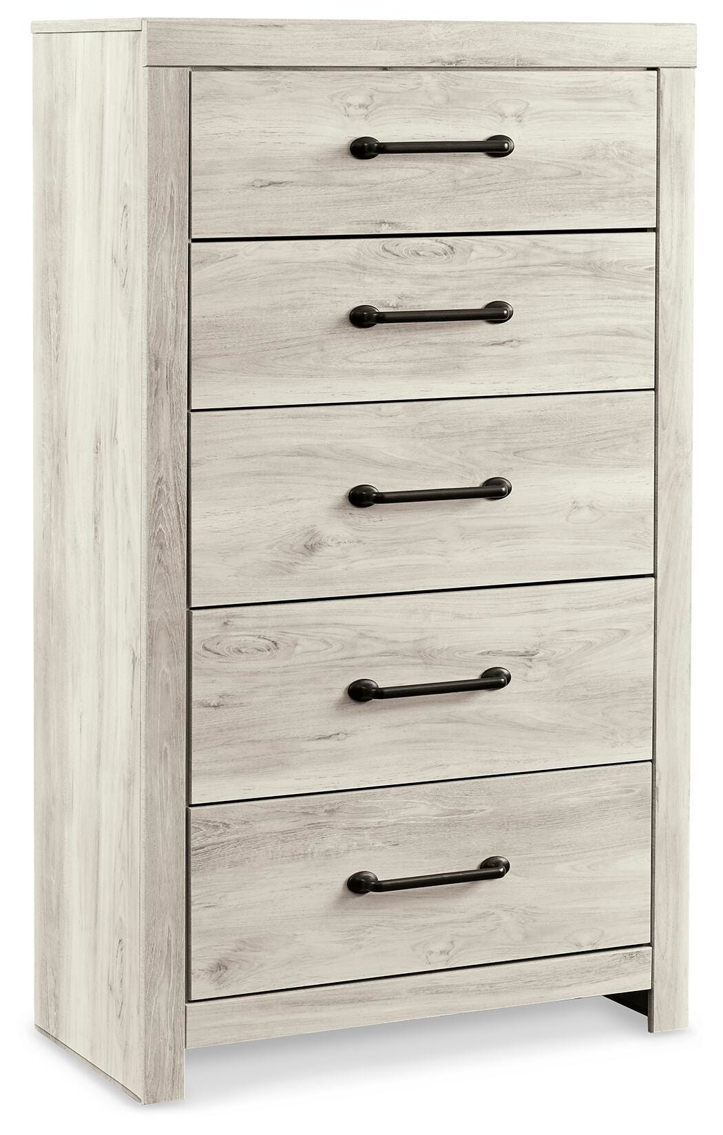 Cambeck King Panel Bed with Storage, Chest and 2 Nightstands