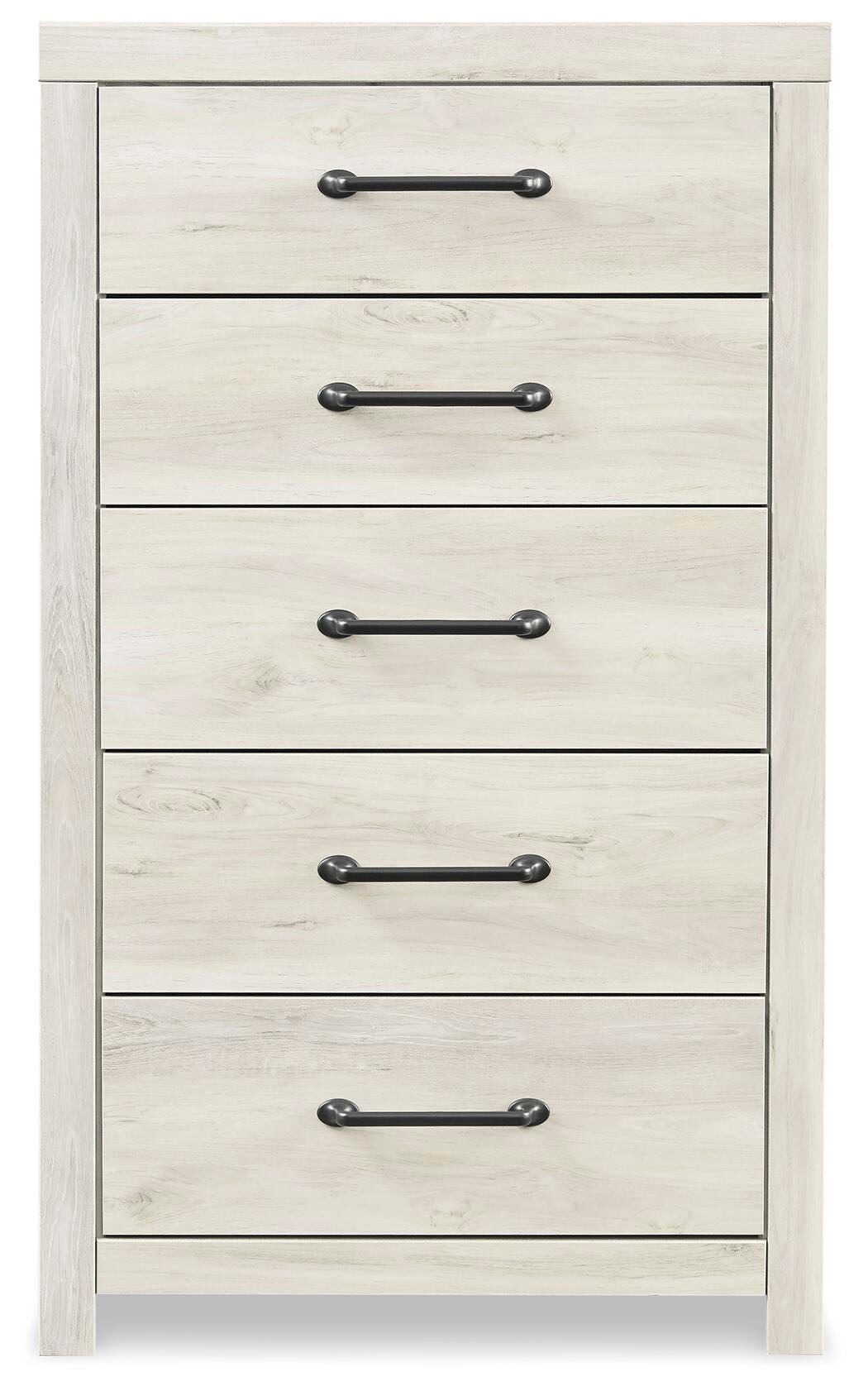 Cambeck Full Panel Bed with Storage, Chest and Nightstand
