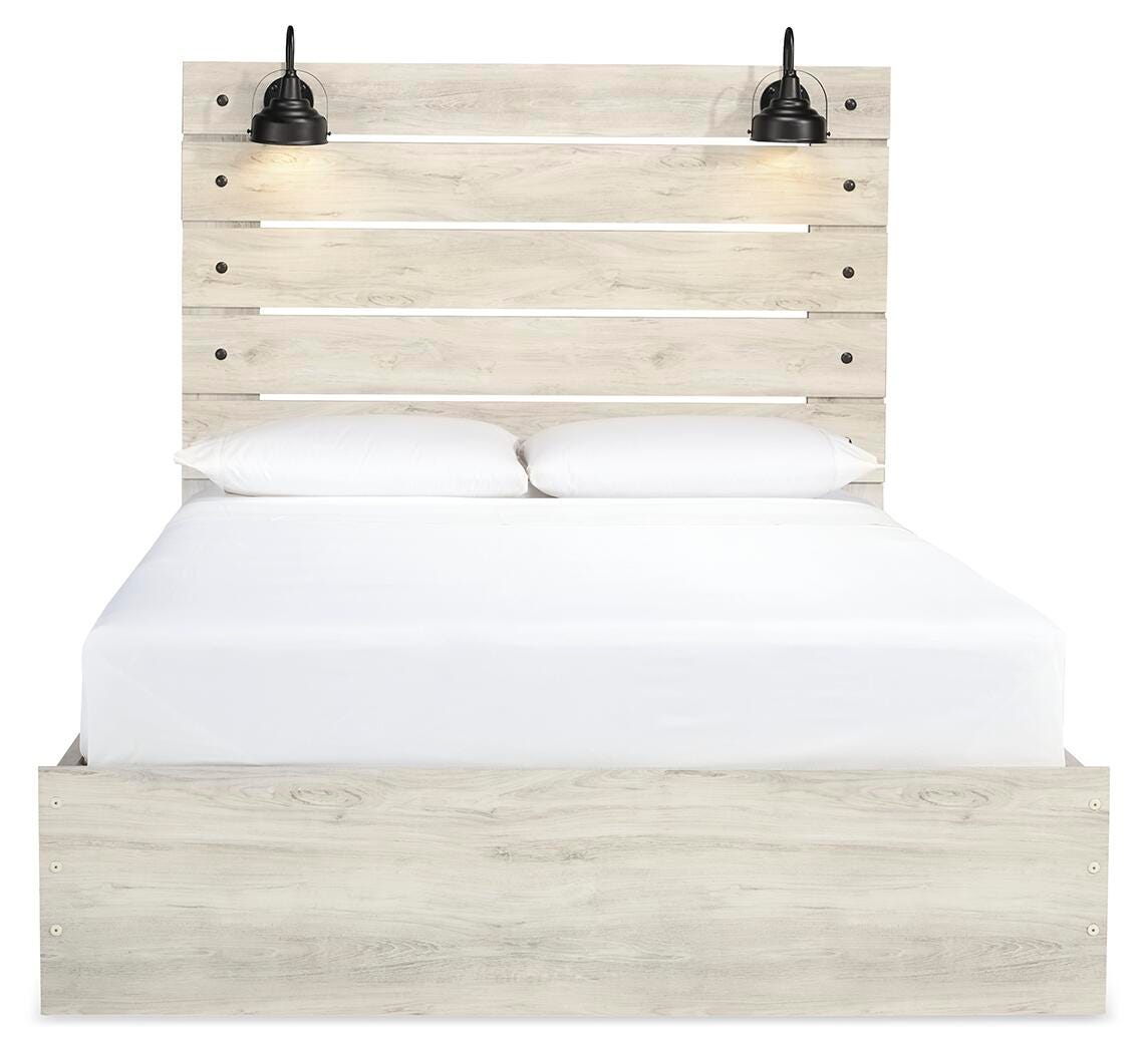 Cambeck Queen Panel Bed with Storage, Dresser, Mirror and 2 Nightstands