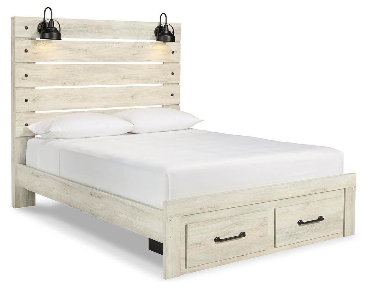 Cambeck Queen Panel Storage Bed, Dresser and Nightstand