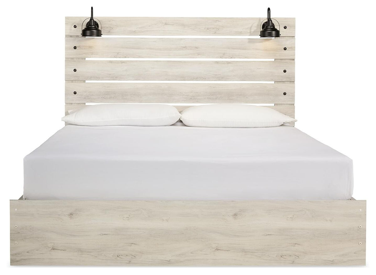Cambeck Queen Panel Bed with 2 Storage Drawers