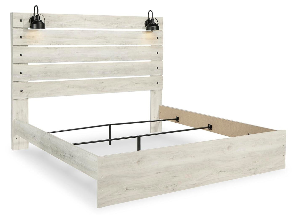 Cambeck Panel Bed Set - King, Dresser and Nightstand