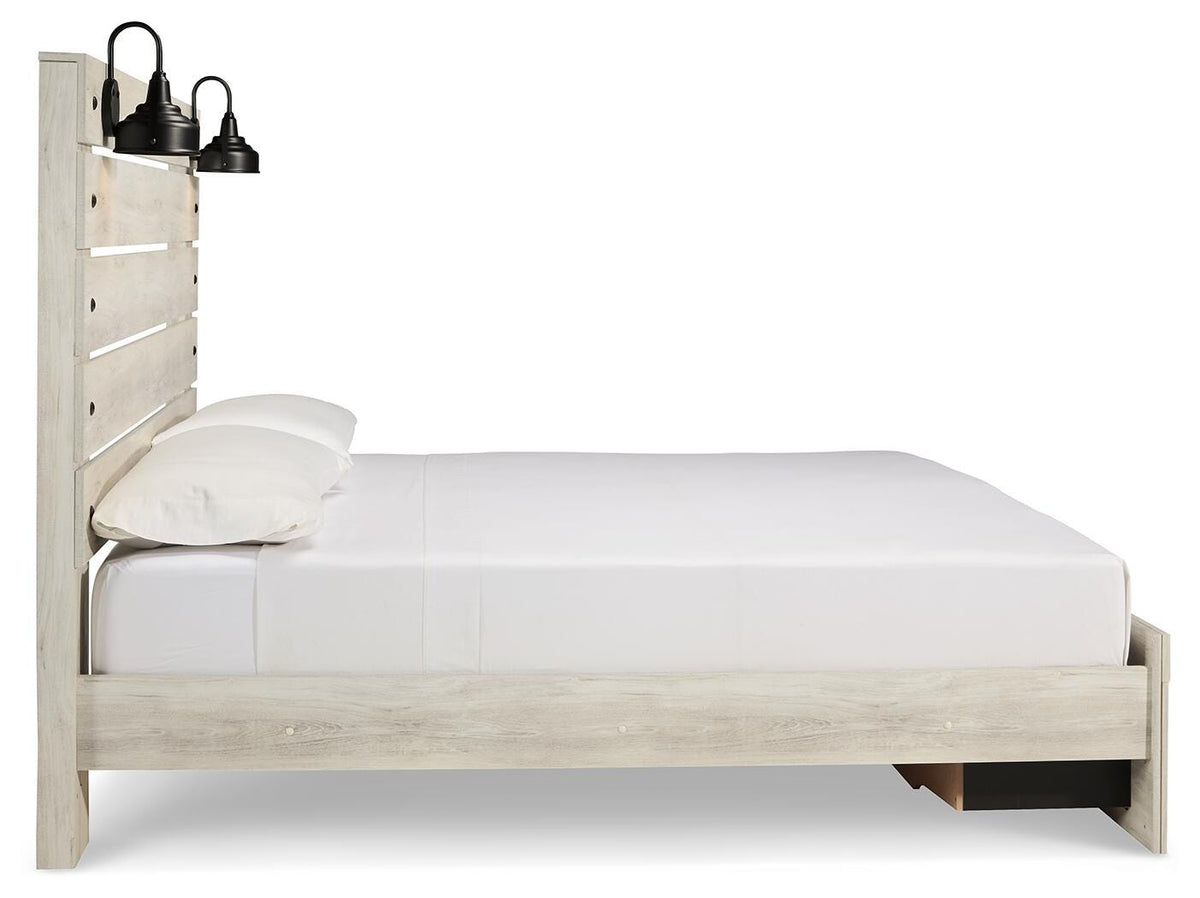 Cambeck King Panel Storage Bed, Dresser, Mirror, Chest and 2 Nightstands