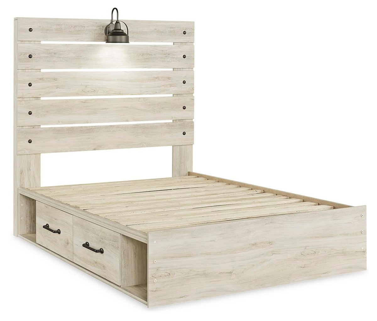 Cambeck Panel Bed with 2 Storage Drawers - Full