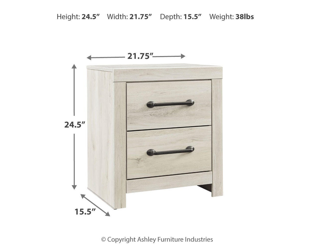 Cambeck Queen Panel Bed with Storage, Dresser and Mirror