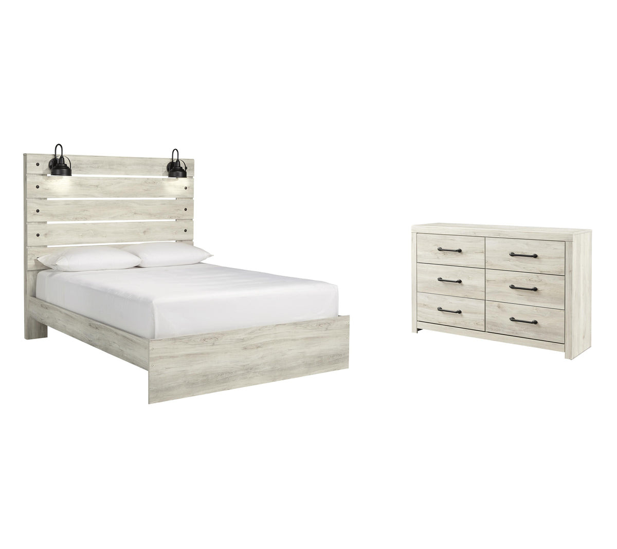 Cambeck Panel Bed Set - Queen, Dresser