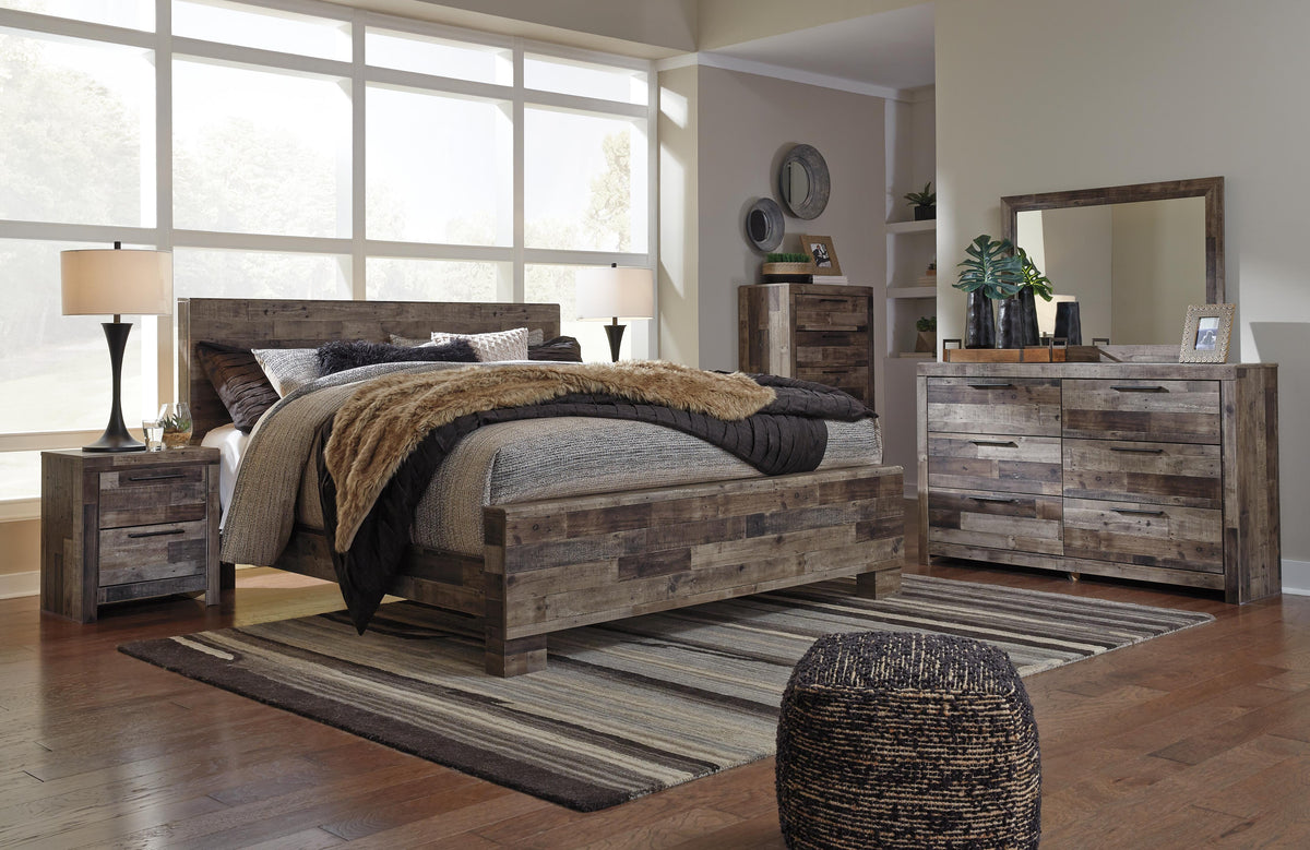 Derekson Panel Bed - King