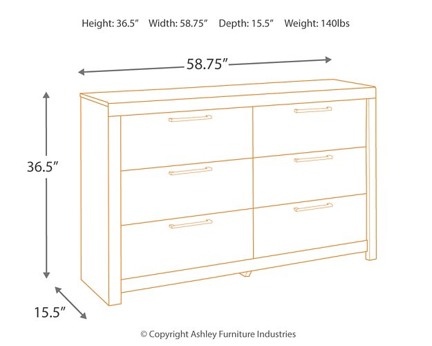 Derekson Dresser and Mirror