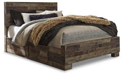 Derekson Panel Bed with 2 Side Storage - Queen