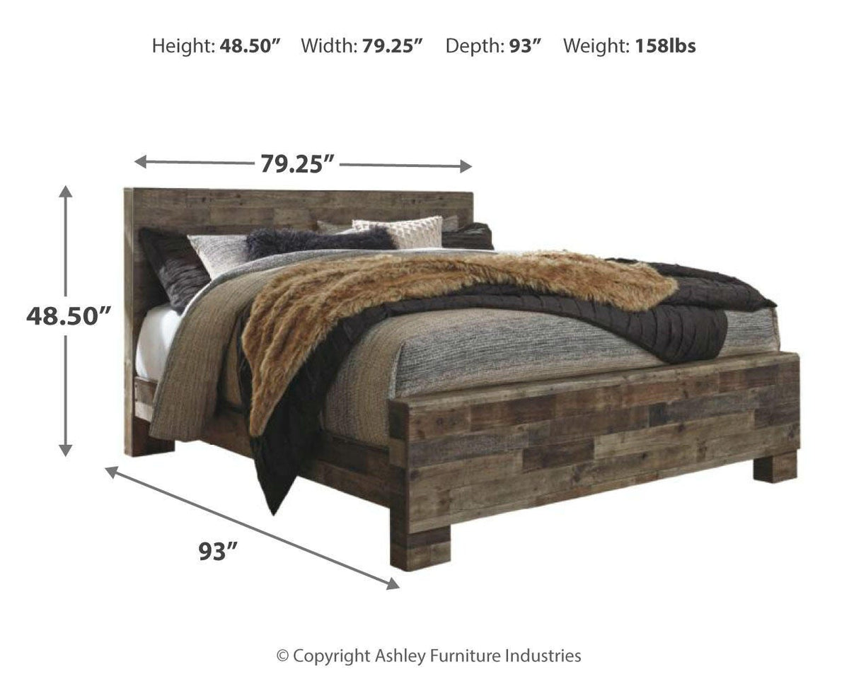 Derekson Queen Panel Bed