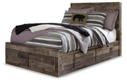 Derekson Queen Panel Bed with 6 Storage Drawers