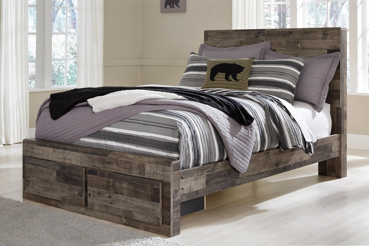 Derekson Full Storage Bed, Dresser and Nightstand
