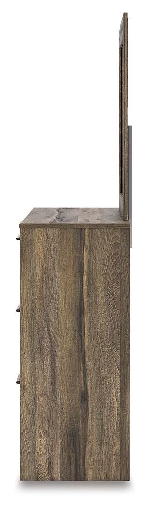 Elbrim Full Panel Storage Bed, Dresser, Mirror and 2 Nightstands