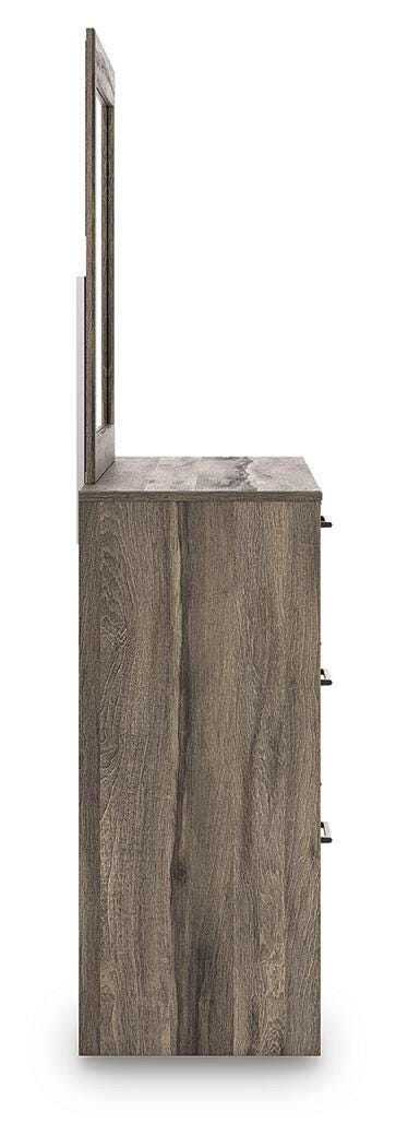 Elbrim Full Panel Storage Bed, Dresser and Mirror