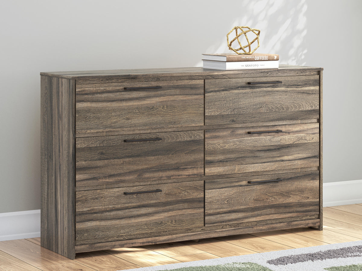 Elbrim Full Storage Bed, Dresser and Nightstand