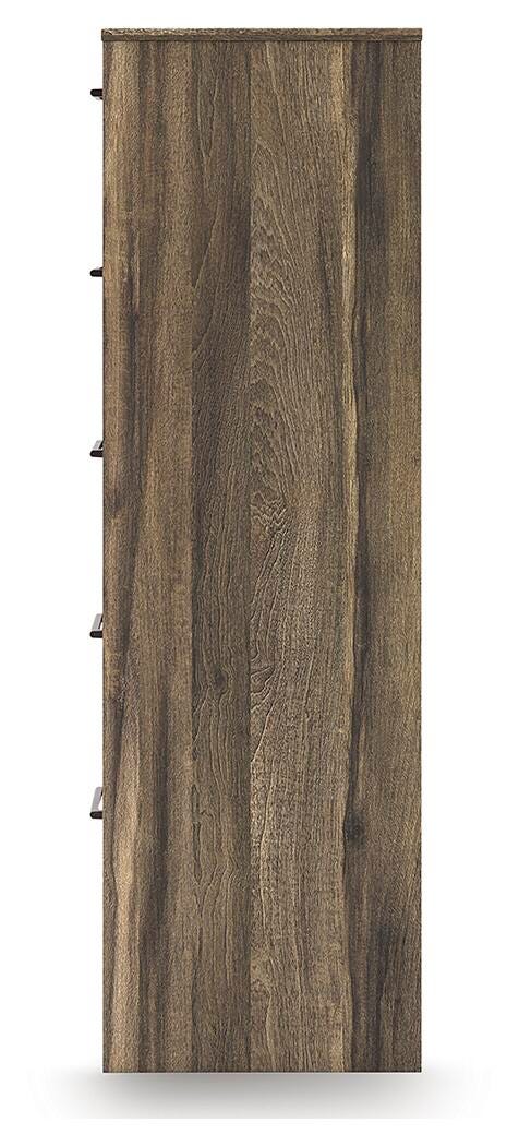 Elbrim King Panel Storage Bed, Chest and Nightstand