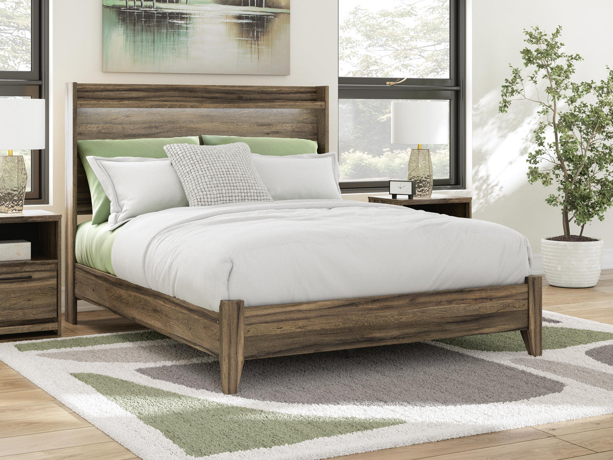 Elbrim Queen Panel Bed, Dresser and Mirror