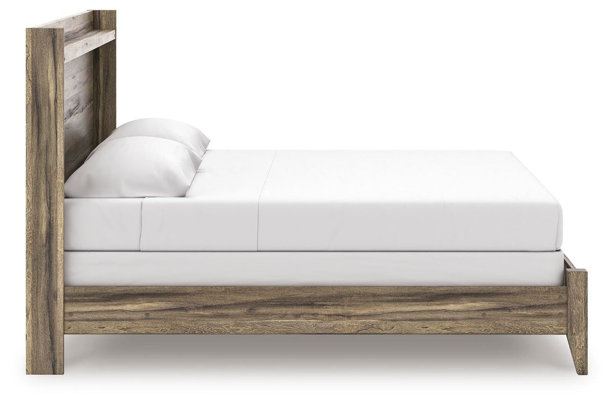 Elbrim King Panel Bed, Dresser, Mirror and 2 Nightstands