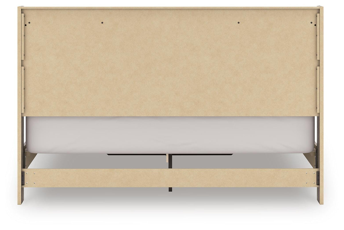 Elbrim King Panel Storage Bed, Dresser and Nightstand