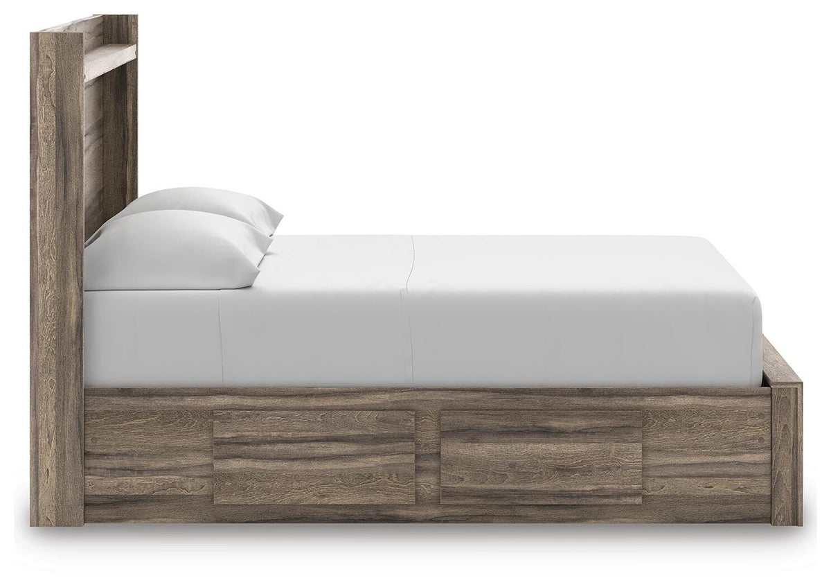 Elbrim Full Panel Storage Bed, Dresser and Mirror